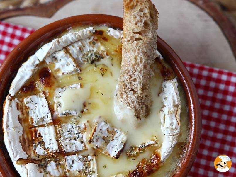 2. Camembert-Käse mit Honig in der Heißluftfritteuse gebacken