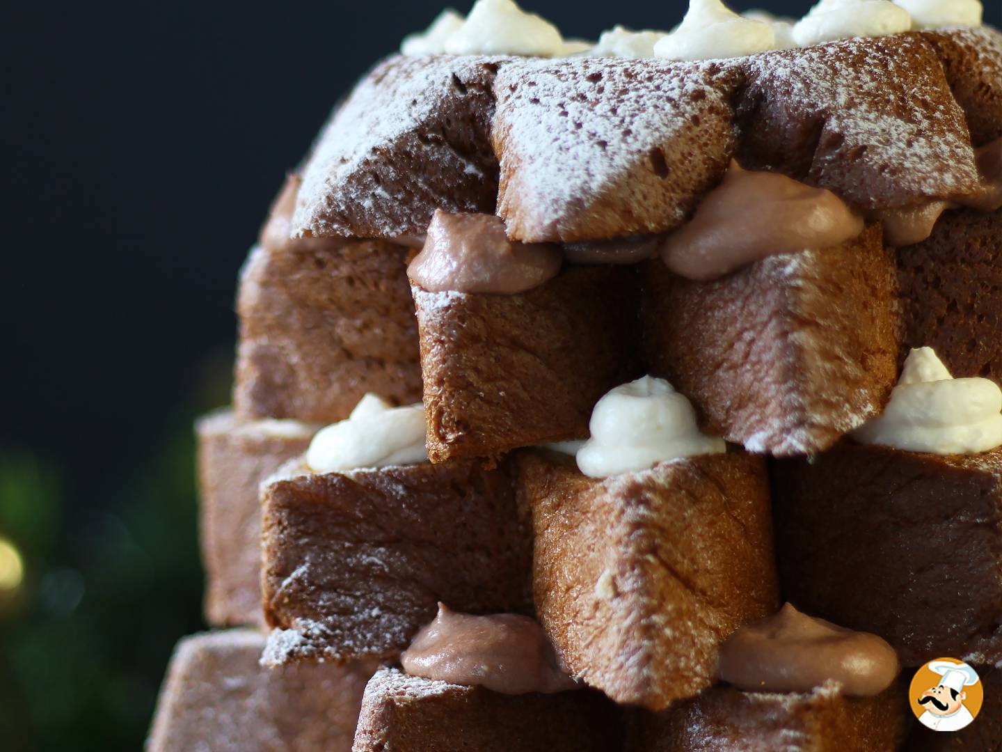 Das ist die leckerste Art, pandoro zu füllen. Haben Sie es schon einmal probiert?