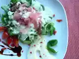 Rezept Thunfisch-carpaccio mit majoran-birnen-soße