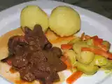 Rezept Hirschgulasch mit pflaumenmus und vanille