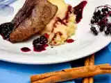 Rezept Kalbsleber in zimtbutter mit holunderbeerjus und pastinakenpüree