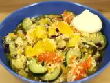 Rezept Gemüse mit couscous in orangensoße