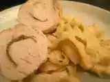 Rezept Involtini alla romana mit parmaschinken & salbei in proseccosahne mit tagliatelle