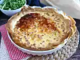 Rezept Leichte quiche mit schinken, käse und joghurt!