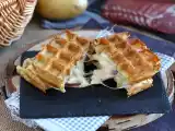Rezept Raclette-kartoffel-waffel-sandwich, das ultimative wohlfühlessen