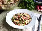 Rezept Couscous-salat für eine einfache, gesunde und farbenfrohe vorspeise!