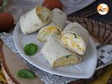 Rezept Weicher und super proteinreicher wrap mit ei und feta