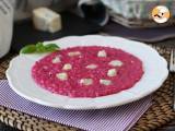 Rezept Risotto mit roter bete und gorgonzola: eine explosion von farben und intensiven aromen