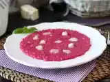 Rezept Risotto mit roter bete und gorgonzola: eine explosion von farben und intensiven aromen
