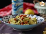 Rezept Kalte nudeln mit avocadocreme, mandeln und kirschtomaten: vegetarisch und sehr lecker!