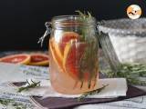 Rezept Wasser mit grapefruit- und rosmaringeschmack: das detox-getränk ohne zuckerzusatz