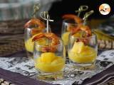 Rezept Verrines garnelen mango für einen süßen/salzigen aperitif