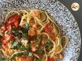 Rezept Spaghetti mit garnelen und kirschtomaten, ein schnelles rezept für einen leckeren ersten gang