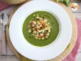 Rezept Salatsuppe und kichererbsensalat