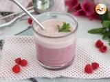 Rezept Veganer milchshake mit himbeeren und minze