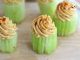 Rezept Vegane cupcakes aus gurken und hummus