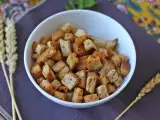Rezept Knusprige kräutercroutons in der heißluftfritteuse (schnell und einfach)