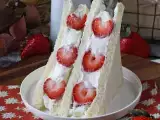Rezept Ichigo sando, das japanische erdbeer-sandwich!