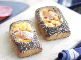 Rezept Egg boats mit chorizo und käse