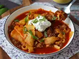 Rezept Lasagne-suppe mit hackfleisch : einfaches one-pot-rezept