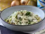 Rezept Cremige pasta mit zwiebeln : schnell, einfach und günstig