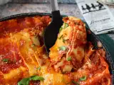 Rezept Pfannenlasagne mit hackfleisch : schnelle lasagne ohne backofen
