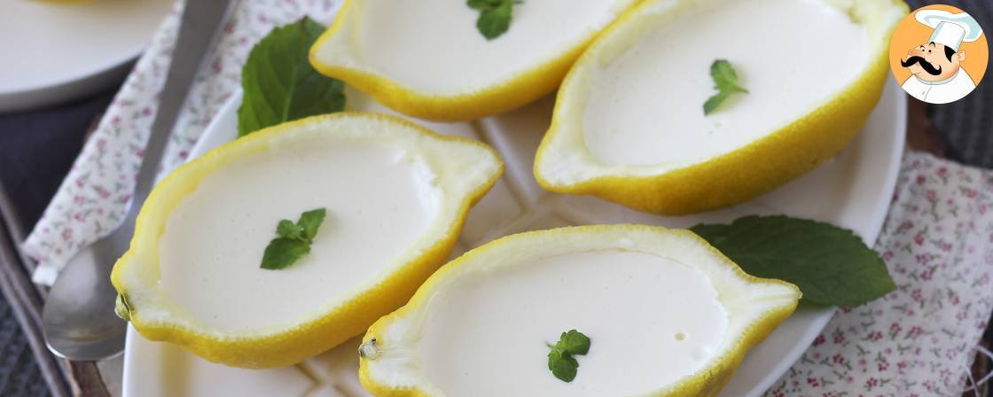 Lemon posset, das ungebackene zitronendessert, das sie lieben werden