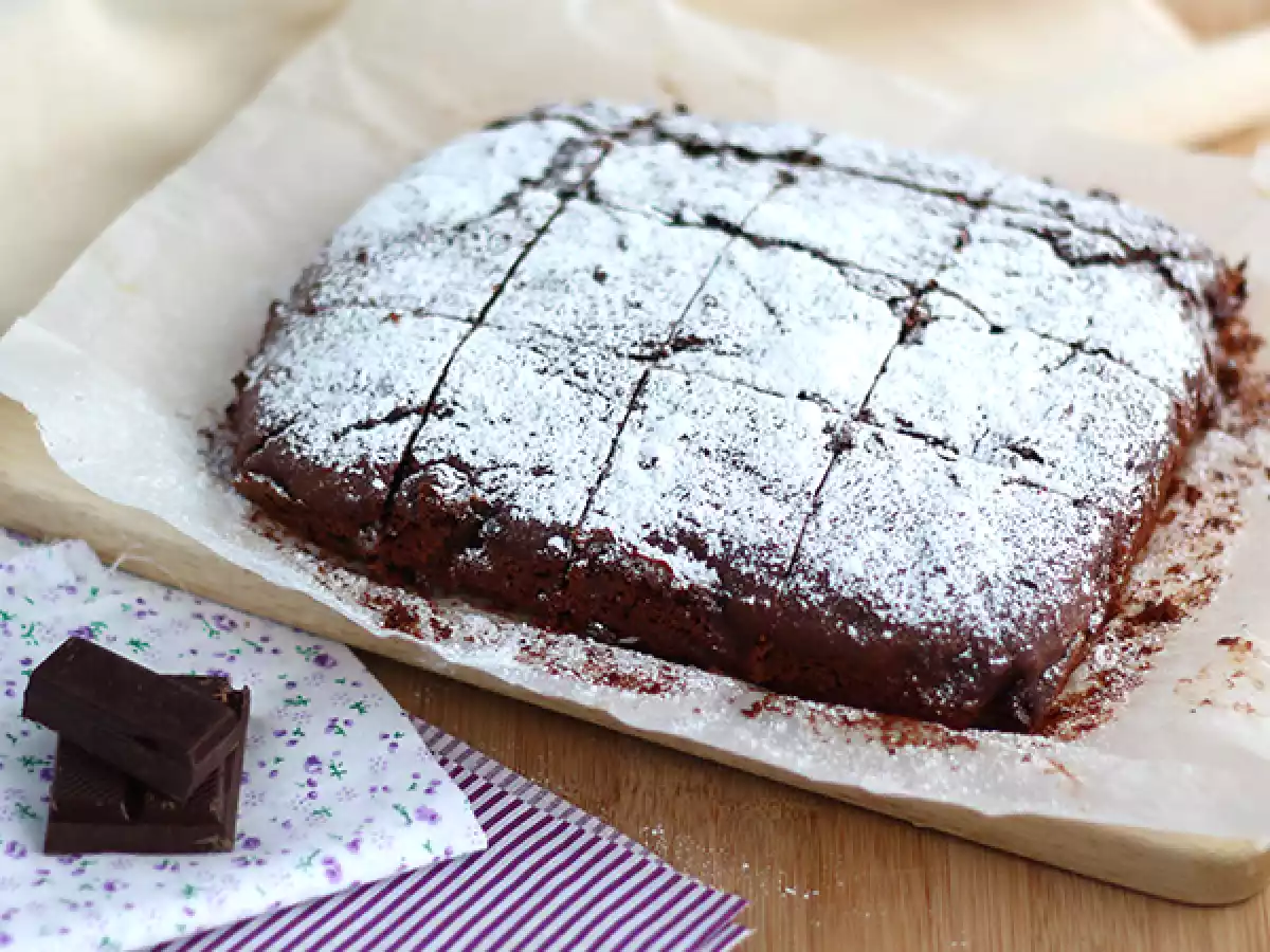 Rezept Veganer brownie ohne eier und milch