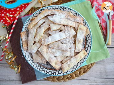 Rezept Chiacchiere di carnevale - italienische bugnes aus dem ofen