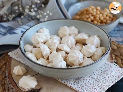 Rezept Vegane meringues mit aquafaba