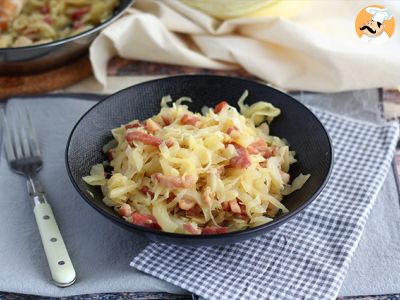 Rezept Weißkohl mit speckstückchen