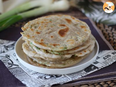 Rezept Chinesische pfannkuchen mit frühlingszwiebeln – frühlingszwiebelpfannkuchen