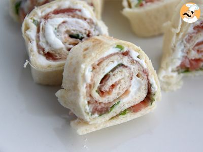 Rezept Vorspeisen-wraps mit rohschinken und rucola