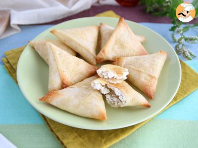 Rezept Ziegenkäse und honig-samosas