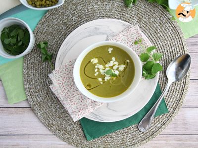 Rezept Schnelle kalte erbsensuppe