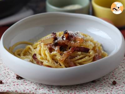 Rezept Spaghetti alla carbonara, das echte italienische rezept!