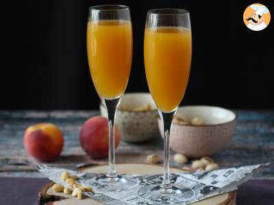 Rezept Bellini, der italienische pfirsichcocktail, den sie ganz einfach zu hause nachmachen können!