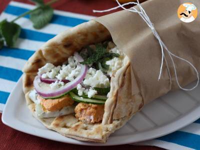 Rezept Gyros mit lachs, das perfekte griechische fischsandwich für den sommer!