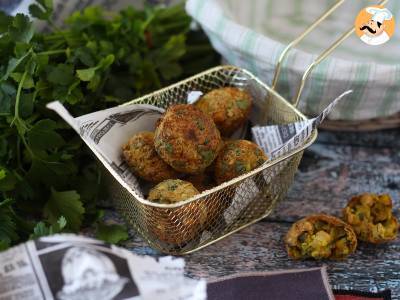 Rezept Falafel mit dem air fryer, für ein knuspriges ergebnis ohne frittieren!