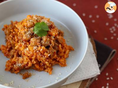 Rezept Risotto 'nduja und wurst, ein erster gang mit intensivem geschmack