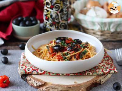 Rezept Spaghetti alla puttanesca, ein schneller und schmackhafter erster gang