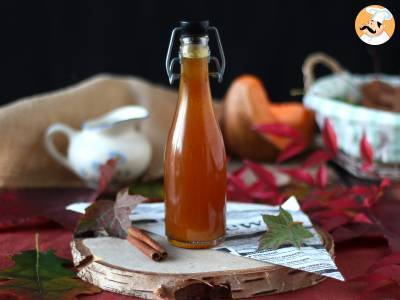 Rezept Selbstgemachter kürbissirup, perfekt für ihre herbst-/wintergetränke