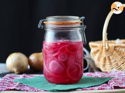 Rezept Rote zwiebelpickles, perfekt zum aufpeppen ihrer gerichte!