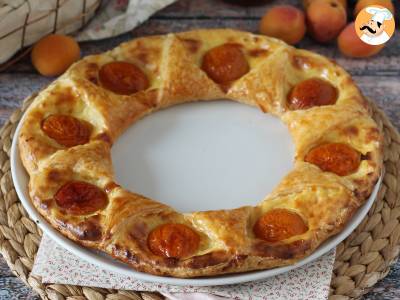 Rezept Tarte oranaise - blätterteig, konditorcreme und aprikosen