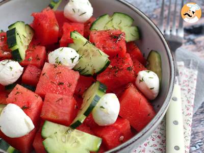 Rezept Wassermelone und gurkensalat