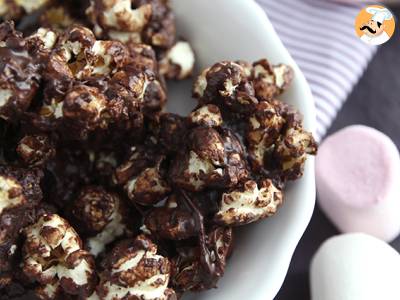 Rezept Schokoladenpopcorn und marshmallow