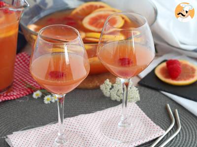 Rezept Rosa sangria mit roséwein