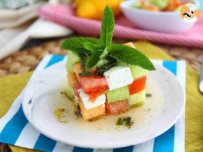 Rezept Rubik's cube-salat