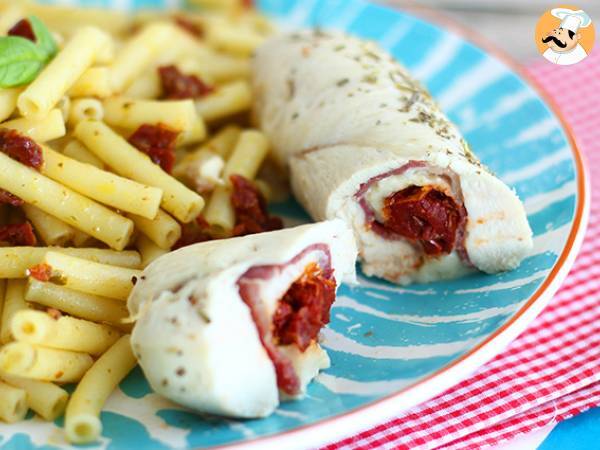 Rezept Hühnerballotines mit mozzarella