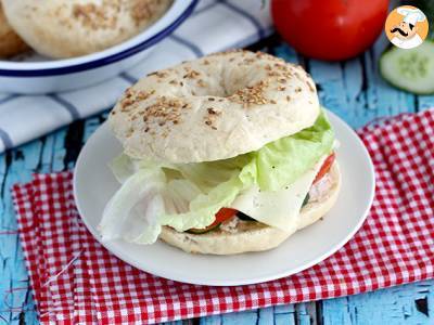 Rezept Vegetarischer bagel